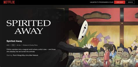 Anyone know a free way to watch spirited away..